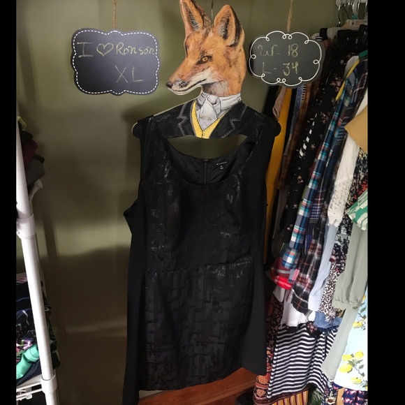 Fitted Sleeveless Little Black Dress I ❤️ Ronson - Picture 7 of 7